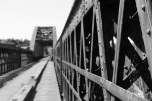 Old  Railway Bridge in Spey Bay