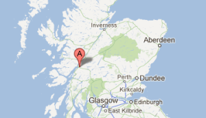 Scotland GlenCoe Map