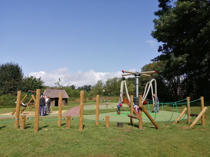 blue skies play park