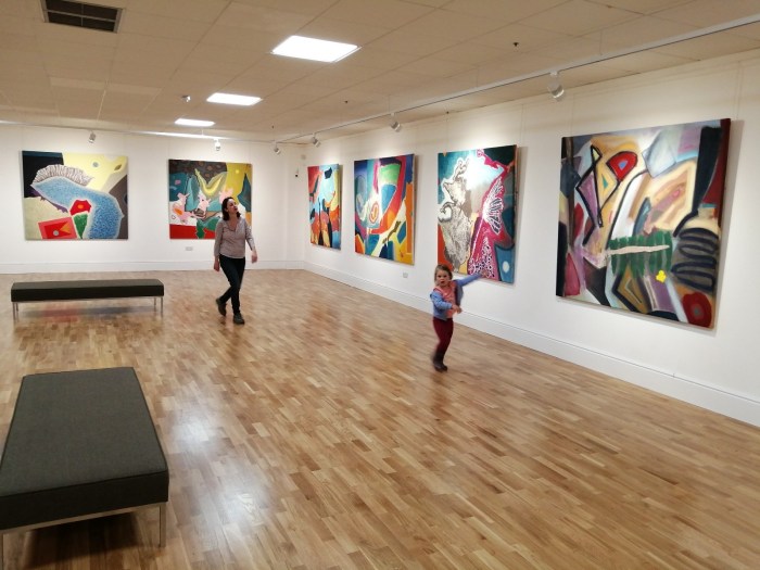 Scottish Borders Exhibition Hawick Museum girl lady paintings