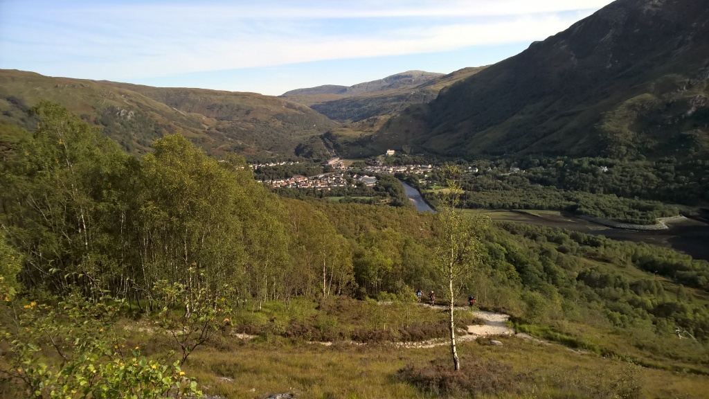 west highland way, scotland, kinlochleven, mountains, hills, pathway, forest