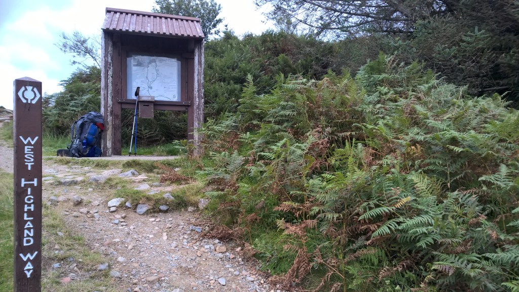 west highland way, scotland, sigh, hiking gear, rucksack