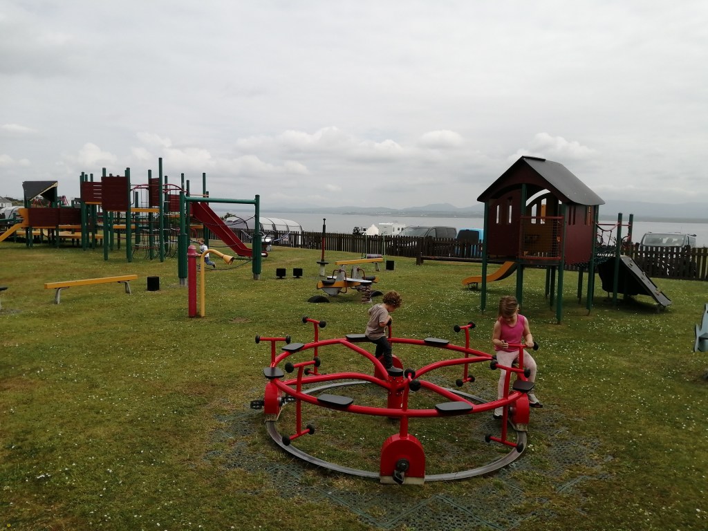 kids playing, playground, play park, islay, scotland