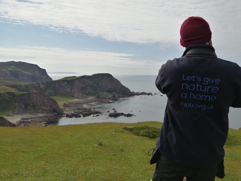 rspb, oa reserve, cliffs, landscape, open water, islay, scotland