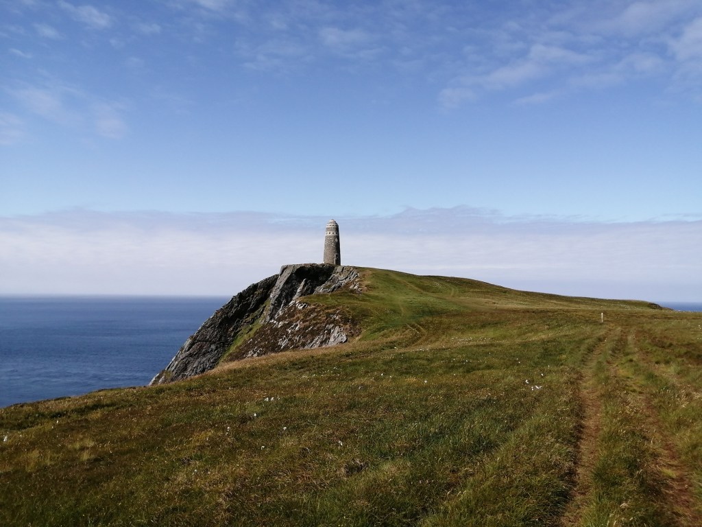 oa rspb reserve, american monument, outdoors, sea cliffs, blue skies, wildlife, islay, scotland